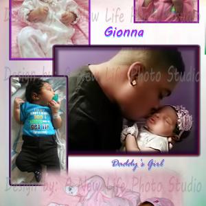 13x19 Collage designed with a specal Background